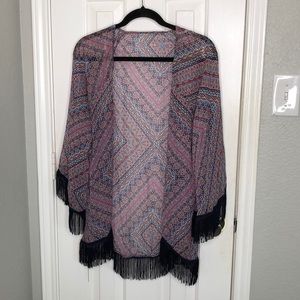 Patterned cardigan